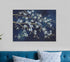 24" x 32" Navy Blue Watercolor Midnight Bird Rendezvous Canvas Wall Art