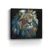 Painted Lion Portrait Unframed Print Wall Art