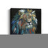 Painted Lion Portrait Unframed Print Wall Art