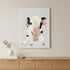 Cute Pink Piglet Unframed Print Wall Art