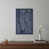 36" x 24" Indigo and White Aerial New York Map Canvas Wall Art