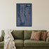 36" x 24" Indigo and White Aerial New York Map Canvas Wall Art