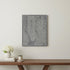 36" x 24" Gray and White Aerial New York Map Canvas Wall Art
