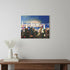 30" x 24" Watercolor City Lights on the Horizon Canvas Wall Art