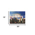 30" x 24" Watercolor City Lights on the Horizon Canvas Wall Art