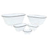 3" White Fabric Hand Painted Decorative Tub Tabletop Sculpture
