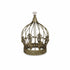 10" Bronze Metal Hand Painted Decorative Crown Tabletop Sculpture