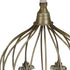 10" Bronze Metal Hand Painted Decorative Crown Tabletop Sculpture