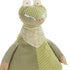 26" X 22" Green Crocodile Fabric Throw Pillow