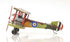 7" Green Metal Hand Painted Model Airplane Tabletop Sculpture