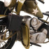 c1942 Green U.S. Army Motorcycle Sculpture