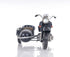 8" Black Metal Hand Painted Decorative Motorcycle