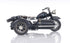 8" Black Metal Hand Painted Decorative Motorcycle