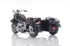 8" Black Metal Hand Painted Decorative Motorcycle