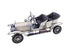 8" Silver Metal Hand Painted Model Car Tabletop Sculpture