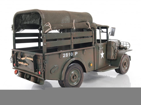 7" Green Metal Hand Painted Model Car