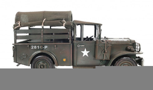 7" Green Metal Hand Painted Model Car