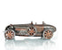 c1924 Bugatti Bronze and Silver Racecar Model Sculpture