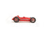 6" Red Metal Hand Painted Model Car Tabletop Sculpture
