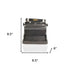 9" Black Metal German Replica Typewriter Tabletop Sculpture