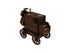 10" Brown Metal Hand Painted Car Model Car