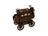 10" Brown Metal Hand Painted Car Model Car