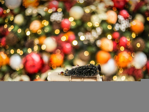 c1960s Volkswagen Christmas Bus Sculpture
