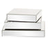 Set of Three Mirrored Rectangular Display Platforms