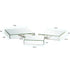 Set of Three Mirrored Rectangular Display Platforms
