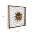 30" X 2" Black Iron Square Framed Art