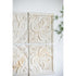 Set of Four White Wood Square Framed Art