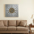 Silver And Gold Antique Style Square Wall Clock