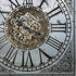 Silver And Gold Antique Style Square Wall Clock