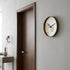 Gold Dust 14" Modern Round Wall Clock