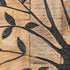 36" X 2" Brown Mango Wood Square Hanging Tapestry