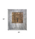 36" X 2" Brown Mango Wood Square Hanging Tapestry