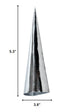5" X 4" Silver Stainless Steel Novelty Hanging Tapestry