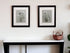 Set of Two Babybreaths and Birds Wall Art