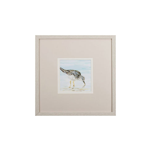 Set of Two Sandpipers Watercolor Wall Art