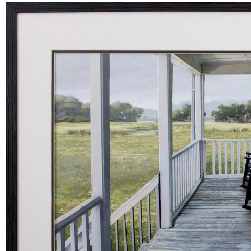 Farmhouse Back Porch Scene Wall Art