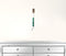 Light Green Jade Abacus Disc Decorative Calligraphy Brush