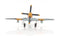 6" Grey Mustang Metal Hand Painted Decorative Airplane