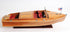 15" Natural Manufactured Wood Boat Sculpture