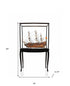 69" Wood Brown Solid Wood Hand Painted San Felipe Large Floor Display Model Boat