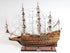 33" Wood Brown Sovereign of the Seas Hand Painted Boat Sculpture
