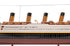 14" Black and Red Solid Wood Hand Painted 1912 RMS Titanic Large Model Boat