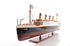 10" Black and Red Solid Wood Hand Painted 1912 RMS Titanic Small Model Boat