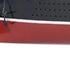 15" Black and Red Normandie Large Boat Hand Painted Decorative Boat
