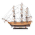 20" Wood Brown Solid Wood Hand Painted 1797 USS Constitution Small Model Boat