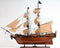 32" Brown Solid Wood Hand Painted Model Boat